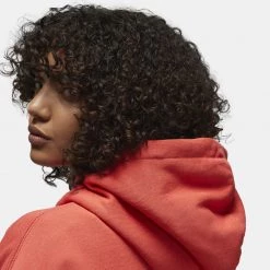 Jordan Flight Fleece Γυναικεία Μπλούζα με Κουκούλα LOBSTER -Lifestyle Ρούχα Εκπτώσεις jordan w j flt flc hoodie 4