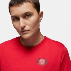 Jordan Flight Γυναικείο T-Shirt FIRE RED -Lifestyle Ρούχα Εκπτώσεις jordan w j flt pld crw tee core 2