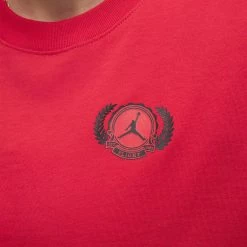 Jordan Flight Γυναικείο T-Shirt FIRE RED -Lifestyle Ρούχα Εκπτώσεις jordan w j flt pld crw tee core 3