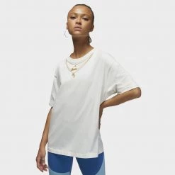 Jordan (Her)itage Gold Chain Γυναικείο T-Shirt SAIL