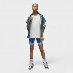 Jordan (Her)itage Gold Chain Γυναικείο T-Shirt SAIL -Lifestyle Ρούχα Εκπτώσεις jordan w j her chain tee core 3