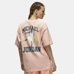 Jordan (Her)itage Γυναικείο T-Shirt ARCTIC ORANGE 7 Jordan (Her)itage Γυναικείο T-Shirt ARCTIC ORANGE -Lifestyle Ρούχα Εκπτώσεις jordan w j heritage ovrsz gfx tee 1