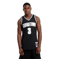 Mitchell & Ness Alt. Jersey| Georgetown University BLACK -Lifestyle Ρούχα Εκπτώσεις mitchell ness alt jersey georgetown university 3