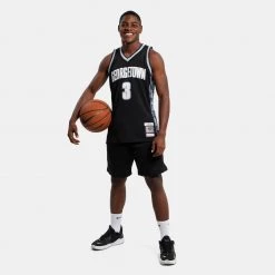 Mitchell & Ness Alt. Jersey| Georgetown University BLACK -Lifestyle Ρούχα Εκπτώσεις mitchell ness alt jersey georgetown university 4