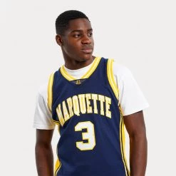 Mitchell & Ness Alt. Jersey| Marquette University Blue -Lifestyle Ρούχα Εκπτώσεις mitchell ness alt jersey marquette university 2