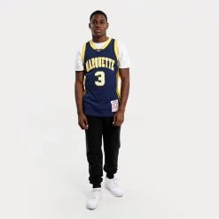 Mitchell & Ness Alt. Jersey| Marquette University Blue -Lifestyle Ρούχα Εκπτώσεις mitchell ness alt jersey marquette university 3