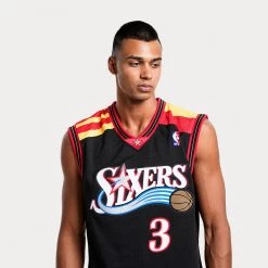 Mitchell & Ness Alt.. Spain Jersey| Philadelphia 7 BLACK -Lifestyle Ρούχα Εκπτώσεις mitchell ness alt spain jersey philadelphia 7 2