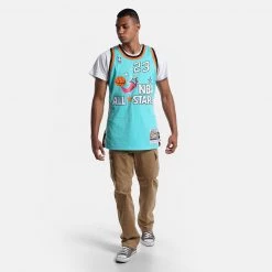 Mitchell & Ness NBA Michael Jordan All Star East 1996 HWC Authentic Jersey TEAL -Lifestyle Ρούχα Εκπτώσεις mitchell ness authentic jersey 3