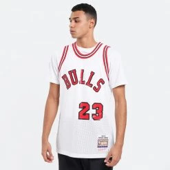 Mitchell & Ness Michael Jordan Chicago Bulls 1984-85 Authentic Φανέλα Μπάσκετ WHITE
