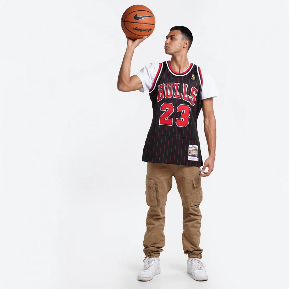 Mitchell & Ness Michael Jordan Chicago Bulls Authentic Alternate 1996-97 Ανδρικό Jersey BLACK STRIPES 6 Mitchell & Ness Michael Jordan Chicago Bulls Authentic Alternate 1996-97 Ανδρικό Jersey BLACK STRIPES - Image 4