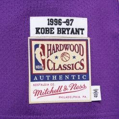 Mitchell & Ness Kobe Bryant Los Angeles Lakers Road 1996-97 Authentic Jersey PURPLE -Lifestyle Ρούχα Εκπτώσεις mitchell ness authentic jersey 96 los angeles 3