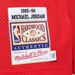 Mitchell & Ness Authentic Michael Jordan Chicago Bulls 1985-86 Jersey RED -Lifestyle Ρούχα Εκπτώσεις mitchell ness authentic jersey michael jordan 19