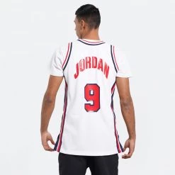 Mitchell & Ness Michael Jordan Team USA 1992 Authentic Jersey WHITE 9 Mitchell & Ness Michael Jordan Team USA 1992 Authentic Jersey WHITE -Lifestyle Ρούχα Εκπτώσεις mitchell ness authentic jersey usa 1992 team 1