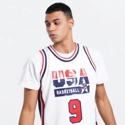 Mitchell & Ness Michael Jordan Team USA 1992 Authentic Jersey WHITE 11 Mitchell & Ness Michael Jordan Team USA 1992 Authentic Jersey WHITE -Lifestyle Ρούχα Εκπτώσεις mitchell ness authentic jersey usa 1992 team 3