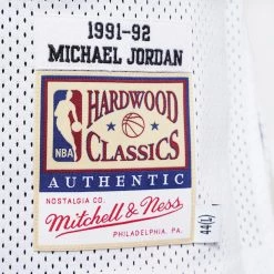 Mitchell & Ness Michael Jordan Chicago Bulls 1991-92 Authentic Φανέλα Μπάσκετ WHITE -Lifestyle Ρούχα Εκπτώσεις mitchell ness authentic jersy 91 chicago bulls 4