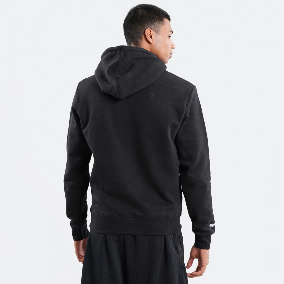 Mitchell & Ness Chenille Logo LA Lakers Ανδρική Μπλούζα με Κουκούλα BLACK 4 Mitchell & Ness Chenille Logo LA Lakers Ανδρική Μπλούζα με Κουκούλα BLACK - Image 2