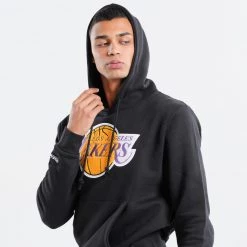 Mitchell & Ness Chenille Logo LA Lakers Ανδρική Μπλούζα με Κουκούλα BLACK 10 Mitchell & Ness Chenille Logo LA Lakers Ανδρική Μπλούζα με Κουκούλα BLACK -Lifestyle Ρούχα Εκπτώσεις mitchell ness chenille logo hoody los angeles la 3