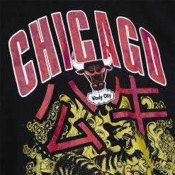 Mitchell & Ness Asian Heritage Chicago Bulls Ανδρικό T-Shirt Black 7 Mitchell & Ness Asian Heritage Chicago Bulls Ανδρικό T-Shirt Black -Lifestyle Ρούχα Εκπτώσεις mitchell ness cny 40 ss tee 2