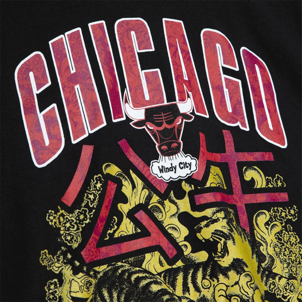 Mitchell & Ness Asian Heritage Chicago Bulls Ανδρικό T-Shirt Black 5 Mitchell & Ness Asian Heritage Chicago Bulls Ανδρικό T-Shirt Black - Image 3