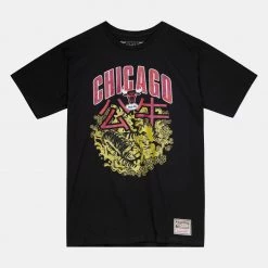 Mitchell & Ness Asian Heritage Chicago Bulls Ανδρικό T-Shirt Black