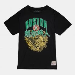 Mitchell & Ness Asian Heritage Boston Celtics Ανδρικό T-Shirt Black
