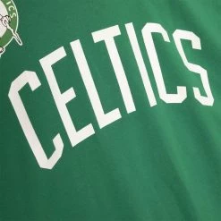 Mitchell & Ness Gameday Boston Celtics Men's Hooded T-Shirt GREEN -Lifestyle Ρούχα Εκπτώσεις mitchell ness gameday s s french terry hoody 10