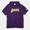 Mitchell & Ness Gameday Los Angeles Lakers Ανδρική Μπλούζα με Κουκούλα PURPLE -Lifestyle Ρούχα Εκπτώσεις mitchell ness gameday s s french terry hoody 11