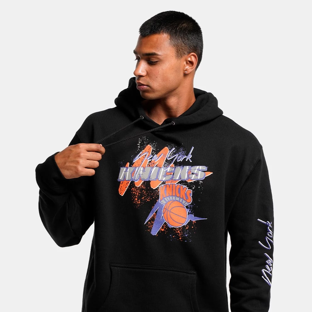 Mitchell & Ness Hyper Hoops New York Knicks Men's Hoodie Black 5 Mitchell & Ness Hyper Hoops New York Knicks Men's Hoodie Black - Image 3
