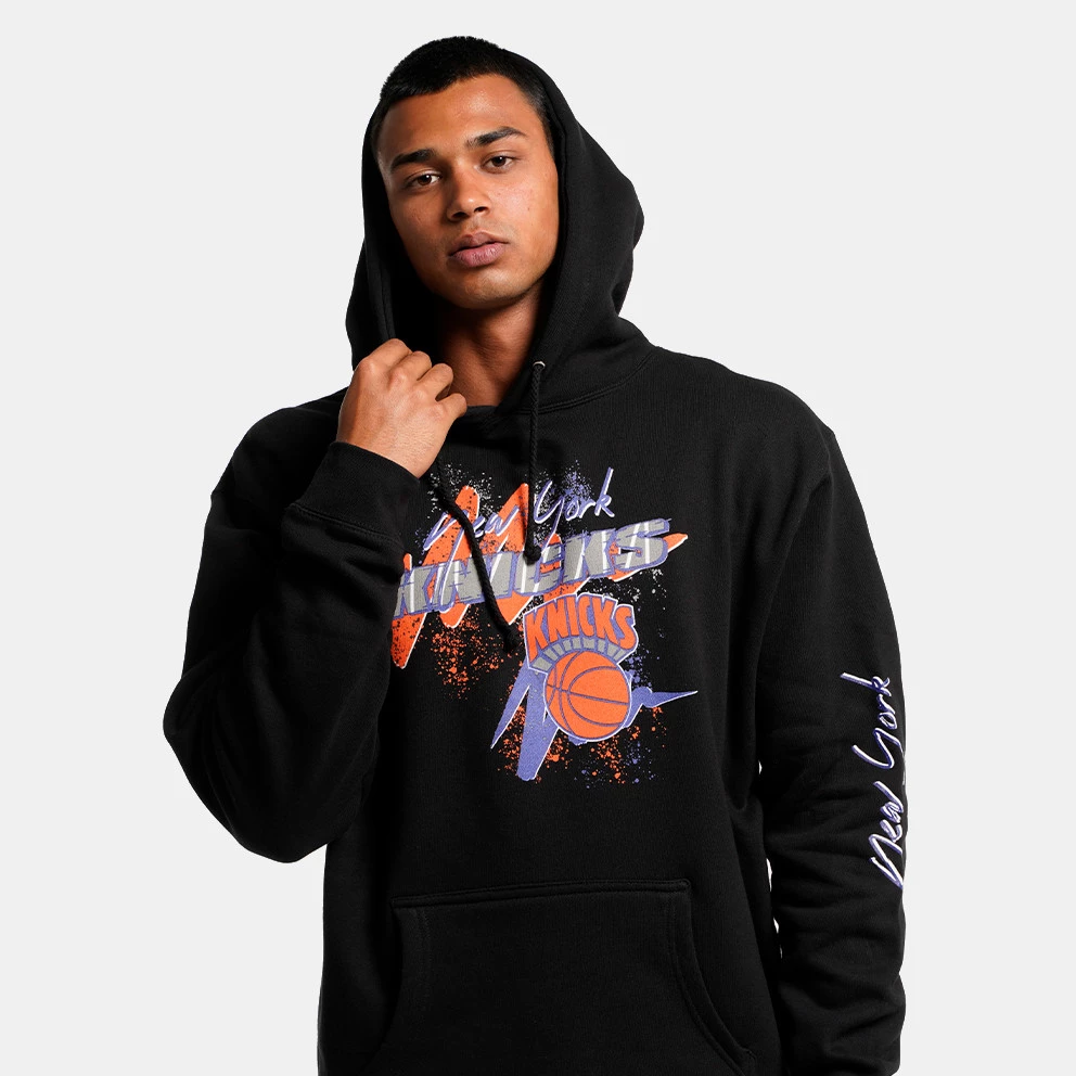 Mitchell & Ness Hyper Hoops New York Knicks Men's Hoodie Black 6 Mitchell & Ness Hyper Hoops New York Knicks Men's Hoodie Black - Image 4