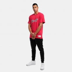 Mitchell & Ness NBA Chicago Bulls Legendary Slub Men's T-shirt Scarlet 10 Mitchell & Ness NBA Chicago Bulls Legendary Slub Men's T-shirt Scarlet -Lifestyle Ρούχα Εκπτώσεις mitchell ness legendary slub ss tee 3