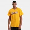Mitchell & Ness NBA Los Angeles Lakers Legendary Slub Men's T-shirt Gold -Lifestyle Ρούχα Εκπτώσεις mitchell ness legendary slub ss tee 31