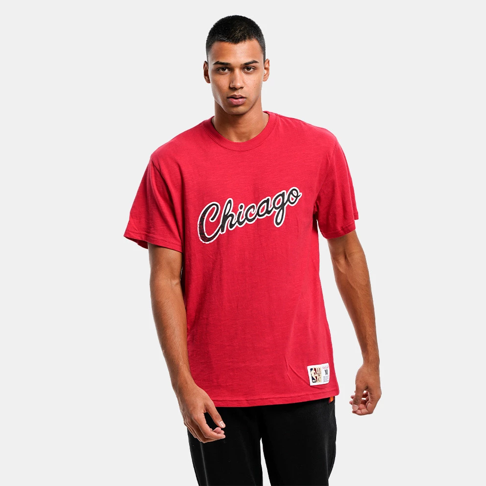Mitchell & Ness NBA Chicago Bulls Legendary Slub Men's T-shirt Scarlet 3 Mitchell & Ness NBA Chicago Bulls Legendary Slub Men's T-shirt Scarlet
