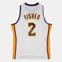 Mitchell & Ness Nba Alternate Jersey Lakers 2002 D WHITE -Lifestyle Ρούχα Εκπτώσεις mitchell ness nba alternate jersey lakers 2002 d 1