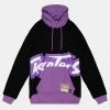 Mitchell & Ness NBA Big Face 5.0 Toronto Raptors Ανδρική Μπλούζα με Κουκούλα Black -Lifestyle Ρούχα Εκπτώσεις mitchell ness nba big face hoody 50 toronto ra