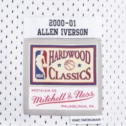 Mitchell & Ness Allen Iverson Philadelphia 76ers 2000-01 Swingman Jersey WHITE -Lifestyle Ρούχα Εκπτώσεις mitchell ness nba swingman jersey 76ers 00 alle 4