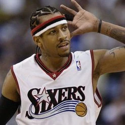 Mitchell & Ness Allen Iverson Philadelphia 76ers 2000-01 Swingman Jersey WHITE -Lifestyle Ρούχα Εκπτώσεις mitchell ness nba swingman jersey 76ers 00 alle 5