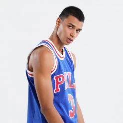 Mitchell & Ness NBA Allen Iverson Philadelphia 76ers 1996-97 Swingman BLUE -Lifestyle Ρούχα Εκπτώσεις mitchell ness nba swingman jersey 76ers 96allen 3