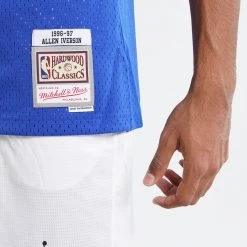 Mitchell & Ness NBA Allen Iverson Philadelphia 76ers 1996-97 Swingman BLUE -Lifestyle Ρούχα Εκπτώσεις mitchell ness nba swingman jersey 76ers 96allen 5