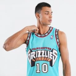 Mitchell & Ness NBA Mike Bibby Vancouver Grizzlies 1998-99 Swingman TURQUOISE -Lifestyle Ρούχα Εκπτώσεις mitchell ness nba swingman jersey mike bibby 10 3