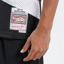 Mitchell & Ness NBA Scottie Pippen Portland Trail Blazers 1999-00 Swingman Ανδρική Αμάνικη Μπλούζα BLACK/RED -Lifestyle Ρούχα Εκπτώσεις mitchell ness nba swingman jersey trail blazers 10