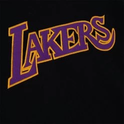 Mitchell & Ness NBA Team Origins Los Angeles Lakers Ανδρική Μπλούζα με Κουκούλα Black -Lifestyle Ρούχα Εκπτώσεις mitchell ness nba team origins fleece hoodylos 2