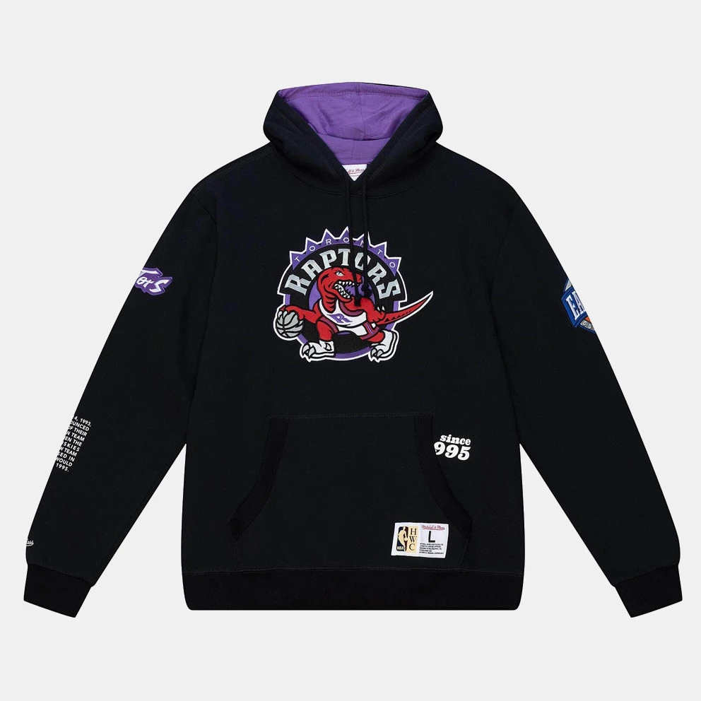 Mitchell & Ness NBA Team Origins Toronto Raptors Ανδρική Μπλούζα με Κουκούλα Black 3 Mitchell & Ness NBA Team Origins Toronto Raptors Ανδρική Μπλούζα με Κουκούλα Black