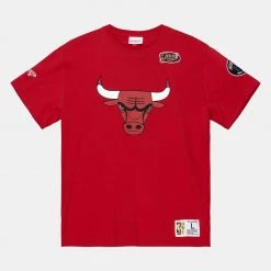 Mitchell & Ness NBA Team Origins Chicago Bulls Ανδρικό T-Shirt SCARLET