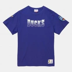 Mitchell & Ness NBA Team Origins Milwaukee Bucks Ανδρικό T-Shirt PURPLE