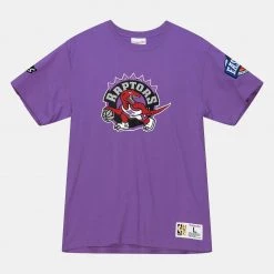 Mitchell & Ness NBA Team Origins Toronto Raptors Ανδρικό T-Shirt PURPLE