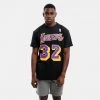 Mitchell & Ness Name & Number Magic Johnson Los Anngeles Lakers Ανδρικό T-Shirt Black 1 Mitchell & Ness Name & Number Magic Johnson Los Anngeles Lakers Ανδρικό T-Shirt Black -Lifestyle Ρούχα Εκπτώσεις mitchell ness nn teelos angeles lakers 4