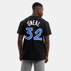 Mitchell & Ness Name & Number Shaquille O'Neal Orlando Magic Ανδρικό T-Shirt Black 7 Mitchell & Ness Name & Number Shaquille O'Neal Orlando Magic Ανδρικό T-Shirt Black -Lifestyle Ρούχα Εκπτώσεις mitchell ness nn teeorlando magic 1