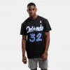 Mitchell & Ness Name & Number Shaquille O'Neal Orlando Magic Ανδρικό T-Shirt Black -Lifestyle Ρούχα Εκπτώσεις mitchell ness nn teeorlando magic