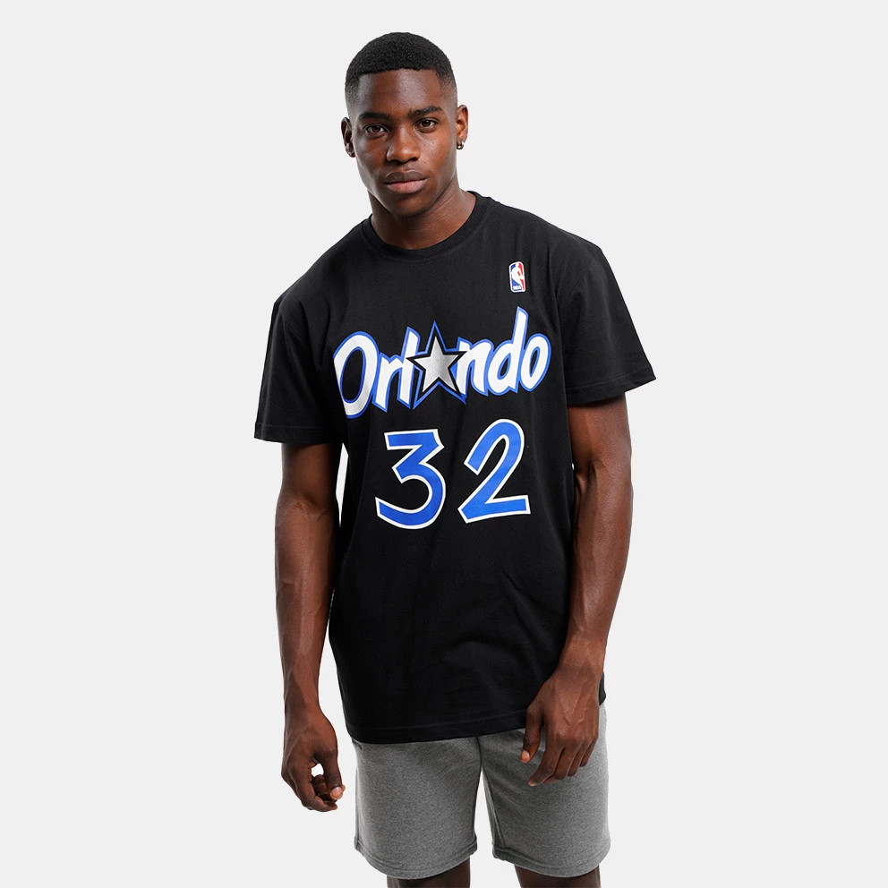 Mitchell & Ness Name & Number Shaquille O'Neal Orlando Magic Ανδρικό T-Shirt Black 3 Mitchell & Ness Name & Number Shaquille O'Neal Orlando Magic Ανδρικό T-Shirt Black