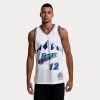 Mitchell & Ness NBA John Stockton Utah Jazz 1996-97 HWC Swingman Jersey WHITE / PURPLE -Lifestyle Ρούχα Εκπτώσεις mitchell ness swingman jersey